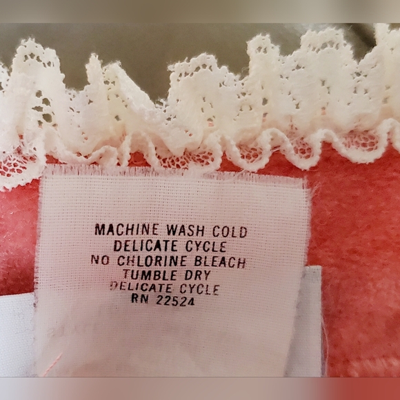 Vintage Robe Gilligan O'Malley Pink Velour Half Zip House Coat S 8-10 Ve… - Picture 11 of 11